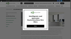 Details : Preiswerte Industriebeleuchtung: Downlights & Büroleuchten