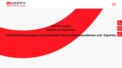 Details : Gewinnspiel veranstalten mit HAPPY