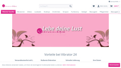 Vibrator mit Gratisversand und 24 Stunden Lieferservice