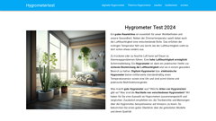 Details : Ausführliche Tests und Informationen rund um Hygrometer