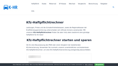 Details : Kfz-Haftpflichtrechner