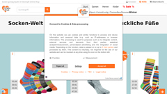 Details : Socken-Welt Online-Shop Strümpfe Unterwäsche