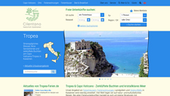 Meeresnahe Ferienhäuser in Tropea / Kalabrien