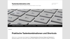 Details : Nachschlagewerk für Tastenkombinationen & Shortcuts