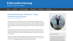 Informationen rund um das Thema Fahrradwerkzeug