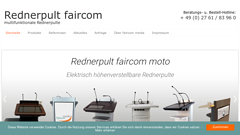 Details : Rednerpult faircom - Multifunktionale Rednerpulte