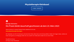 Details : Physiotherapie Kleinbasel